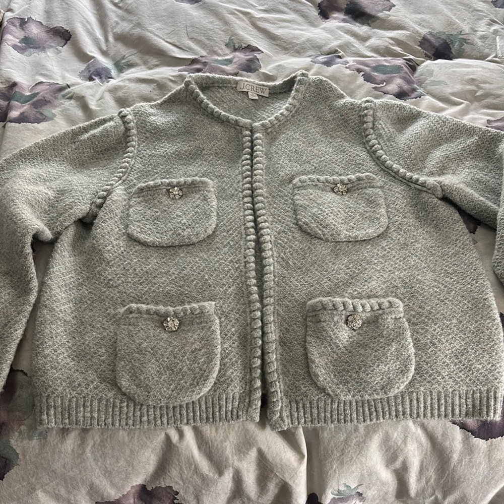 J. Crew Odette Ladies Gray Jacket